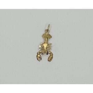 Vintage 14k gold Lobster Charm